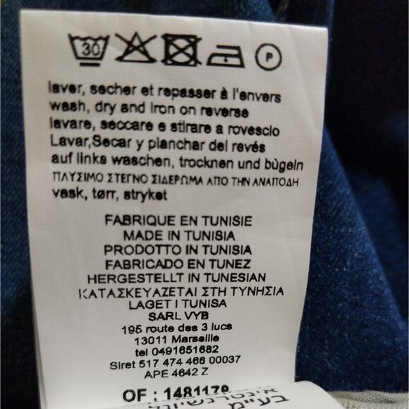 Reiko Blue Paula Jeans Denim Whiskering Fading 29 - Picture 13 of 14